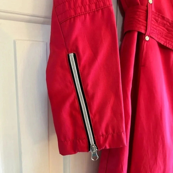 Black Rivet women’s Trench style Rain Coat, Spring Jacket. Size XS - Picture 4 of 10